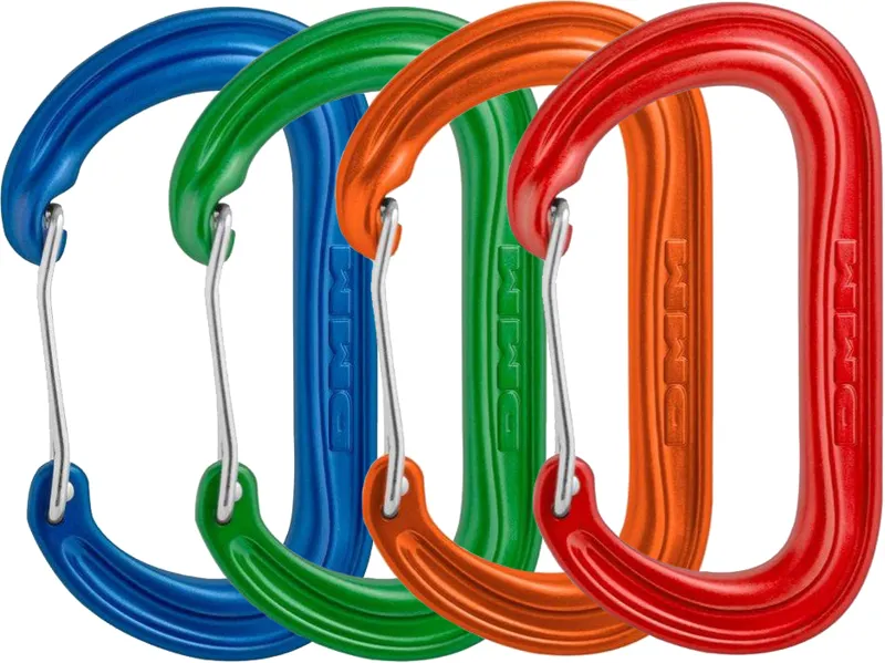 DMM WallDO Wiregate Carabiner - 4 Pack Assorted